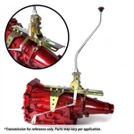 Fits - 518 Dual Action Shifter Kit 23" Arm W/ Bend And Black Knob Custom. Fixed Price $599.95.