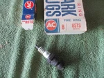 New Nos Vintage Ac Spark Plugs (8) 85TS = Champion F14Y Ford Mercury & Truck. Fixed Price $18.90.