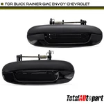 2PCS Black Outside Door Handle For Chevy Trailblazer Gmc Envoy Buick Isuzu Rear. Fixed Price $34.99.