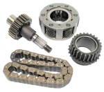 NP231 Jeep Transfer Case 1-1/4" Max Upgrade Sprockets, Chain, 6-PIN Planet. Fixed Price $285.00.