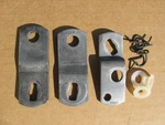 1969-1973 1955-1957 Chevrolet Hurst Shift Linkage Levers Muncie Transmission. Fixed Price $125.00.