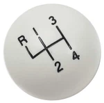 Oer White Hurst 4 Speed Shift Knob With 3/8"-16 Thread For Firebird Camaro Nova. Fixed Price $32.98.