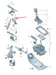 Audi Q5 8R Automatic Shifter Linkage Cable Bracket 4G0713281B. Fixed Price $32.44.