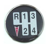4-SPEED Shift Knob Emblem With Chrome Edging 1970-1981 Pontiac Firebird Trans Am. Fixed Price $22.98.