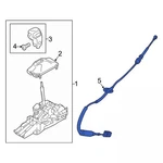 Genuine Ford Shift Control Cable FL3Z-7E395-F. Fixed Price $121.62.
