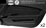 Black Stitch 2X Door Card Trim & Armrest Covers For Mustang 10-14 Style. Fixed Price $315.61.
