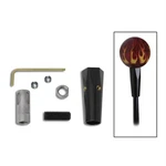Lokar XSK-6879 Midnight Series Shifter Knob Adapter For 3/8-24. Fixed Price $51.95.