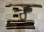 Audi B6 B7 A4 S4 Grey Birch Wood Grain Interior Trim Complete Set Automatic. Fixed Price $150.00.