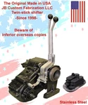 NP-205 Stainless Twin-stick Shifter W/boot, Transfer Case NP205GM8. Fixed Price $220.00.