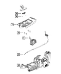 Genuine Mopar Gearshift Boot And Knob 5RW071XCAC. Fixed Price $188.80.