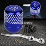 Silver Aluminum Dual Bend Short Shifter+blue 5-SPEED Netted Knob For Ek/ej/eg/dc. Fixed Price $22.87.