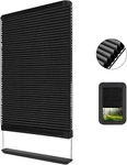 Compatible With Lippert Rv Door Window Thin Shade 12"W X 21"H, Black. Fixed Price $25.99.