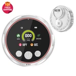 Compact 5-IN-1 Safety Alert Device With Smoke Detection Plug-in Design. Fixed Price $35.99.