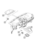 Genuine Mopar Gear Shift Indicator Bezel 5YJ81LXHAA. Fixed Price $61.85.