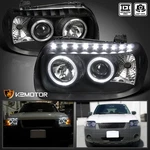 Black Fits 2005-2007 Ford Escape Led Halo Projector Headlights Lamps Left+right. Fixed Price $167.56.