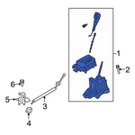 Ford Escape 2009-2010 AL8Z7210AA Automatic Transmission Shift Lever. Fixed Price $197.42.