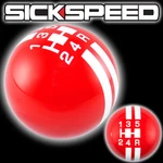 Red Rally Stripe Knob For Speed Short Throw Shifter Selector 12X1.5 K04. Fixed Price $38.88.