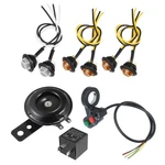 Motoforti Universal Atv Utv Turn Signal Street Legal Led Light Kit With Horn .... Fixed Price $56.70.