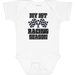 Inktastic My 1ST Racing Season Checkered Flags Bodysuit Car Road Babys Boy. Fixed Price $22.99.