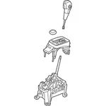 Genuine Ford Automatic Transmission Shift Lever AE8Z-7210-BA. Fixed Price $177.58.