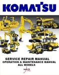 Komatsu-service Repair Manual-operation & Maintenance Manual-all Models. Fixed Price $155.00.