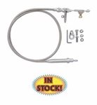 Lokar KD-2FMXHT Ford Transmission Kickdown Cable Braided Stainless. Fixed Price $129.95.