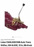Lokar CM4L60ECMB 12 Case Mount Shifter For Transmission (new). Fixed Price $449.00.