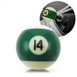 Green Stripe Number 14 Billiard Pool Ball Custom Shift Knob - Steel 16MM Insert. Fixed Price $34.95.