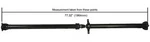 Drive Shaft-awd Cardone 65-3503 Reman Fits 10-11 Hyundai Tucson. Fixed Price $980.99.