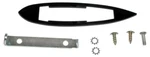 1963E Corvette Mounting Kit Exterior Rear View Mirror Long Base. Fixed Price $25.95.