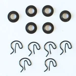 Super 661 Hurst Hardened Tool Steel Shifter Bushings Clips .500" Id Hole Set. Fixed Price $29.95.