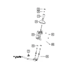 Genuine Mopar Transmission Shifter 5106245AA. Fixed Price $611.80.