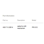 2008 2018 Audi A6 Quattro Shift Control Cable Used Oem 4G0713265N. Fixed Price $94.99.