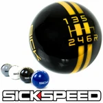Black/yellow Sick Rally Stripe Knob For Speed 6RDR Shifter 12X1.25 K17. Fixed Price $39.88.