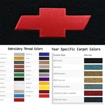 Acc 1976-1980 Chevrolet Monza Custom Bowtie Logo 4PC Cutpile Floor Mats. Fixed Price $174.50.