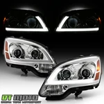 2007-2012 Gmc Acadia Chrome Led Tube Projector Headlights Headlamps Left+right. Fixed Price $239.99.