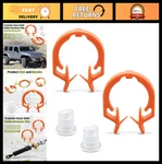 4PCS Transfer Case Shift Cable Retainer Clips & Bushing Kit For Jeep Dodge. Fixed Price $27.89.