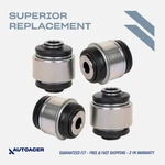 Autoacer -4P Rear Hub Knuckle Arm Bushings For Land Rover Range L322 03-12. Fixed Price $91.00.