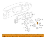 Gm Oem Dash Instrument Panel Cluster-switch 19259313. Fixed Price $111.08.