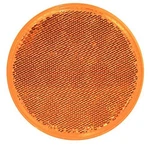 80811 Round Amber 3 Stick-on Reflector For Trucks, Towing, Trailers, Rvs. Fixed Price $10.54.