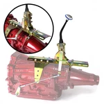 Deluxe Side Transmission Shifter Kit W/ 8 Black Arm Ford Aod. Fixed Price $599.95.