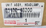 *damaged* Lexus Rx Headlamp Housing Corner Lens Rh, 81130-48200. Fixed Price $150.50.