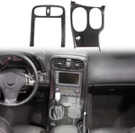 Abs Carbon Fiber Interior Center Console Trim Cover For Corvette C6 2005-13 Us. Fixed Price $99.95.