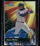 2025 Bowman Chrome Juan Soto MR-15 Meteoric Rise Blue Mojo /150 Mets. Fixed Price $19.99.