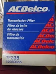 TF235 Ac Delco Automatic Transmission Filter Chevy Olds S10 Pickup Suburban #89. Fixed Price $39.99.
