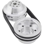 Speedway 1:1 Aluminum Crank & Long Water Pump Pulley Kit Chevy Sbc 305 350 400. Fixed Price $109.99.