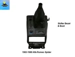 60519983 84 85 86 87 88 89 Alfa Romeo Spider Console Shifter Bezel & Boot. Fixed Price $129.00.
