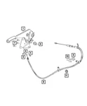 Genuine Mopar Parking Brake Cable 68241548AF. Fixed Price $116.25.