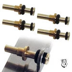 #288-1 1/24 Slot Car Chassis Floating Brass Pin Tube Body Mount Kit (4 Pcs ). Fixed Price $5.00.