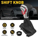 For Audi A4 A6 A5 Q5 Q7 Black Gear Knob Shifter Leather Gaiter Boot Cover. Fixed Price $28.49.